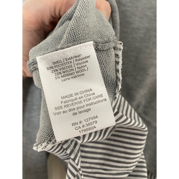 Heartloom Grey/Stripped Sweater - Picture 5 of 5